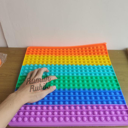 Detail Pop It Kotak Rainbow Nomer 50