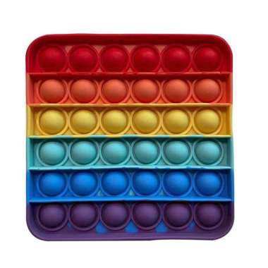 Detail Pop It Kotak Rainbow Nomer 8