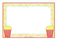 Detail Popcorn Clip Art Border Nomer 4