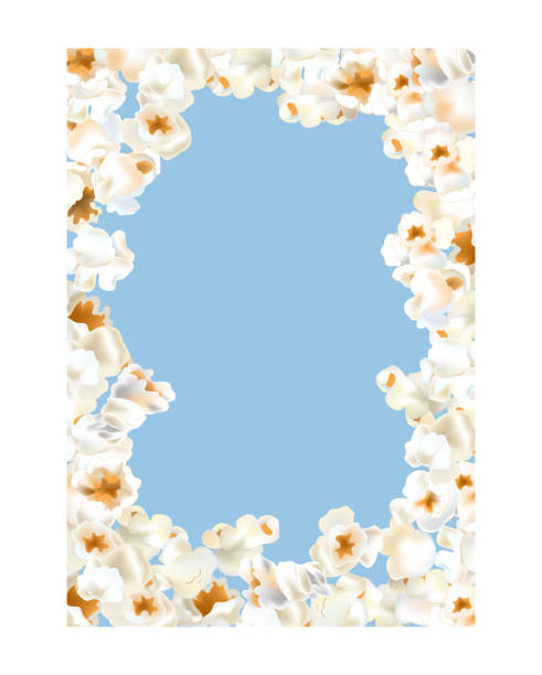 Detail Popcorn Clip Art Border Nomer 33