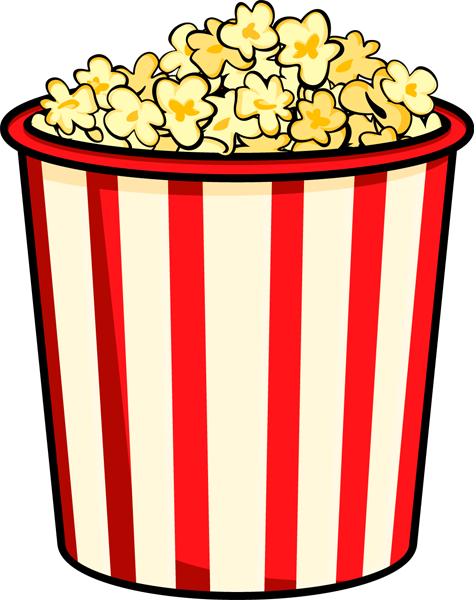 Detail Popcorn Clip Art Border Nomer 42