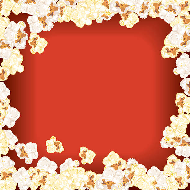 Detail Popcorn Clip Art Border Nomer 8