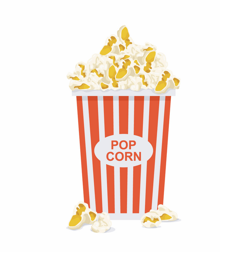 Detail Popcorn Clipart No Background Nomer 18