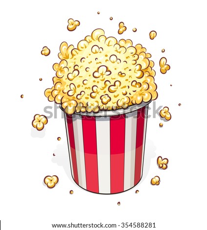 Detail Popcorn Clipart No Background Nomer 30