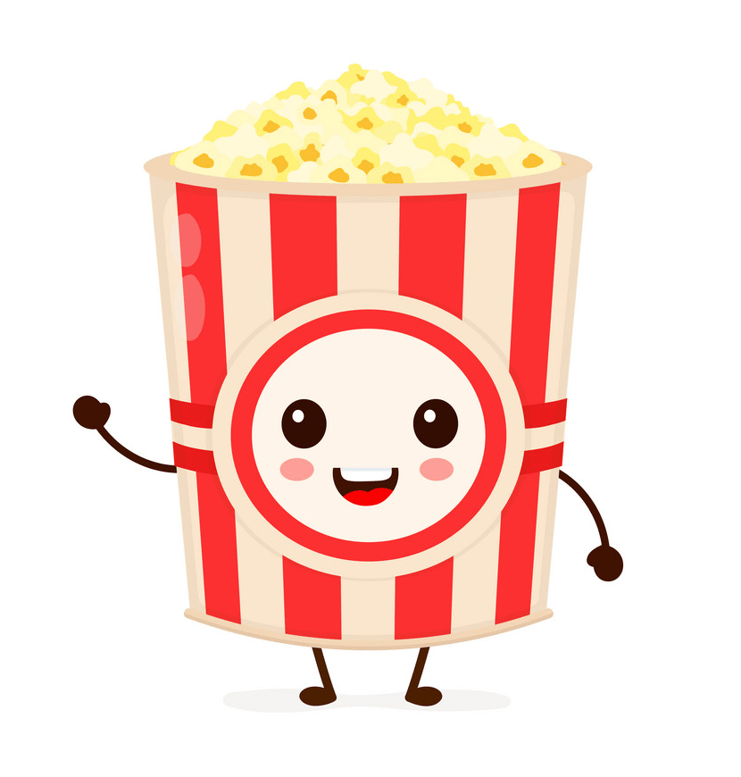 Detail Popcorn Clipart No Background Nomer 44