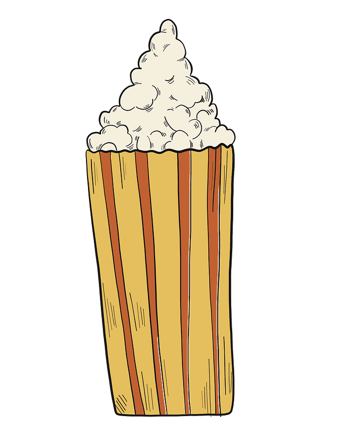 Detail Popcorn Clipart No Background Nomer 53