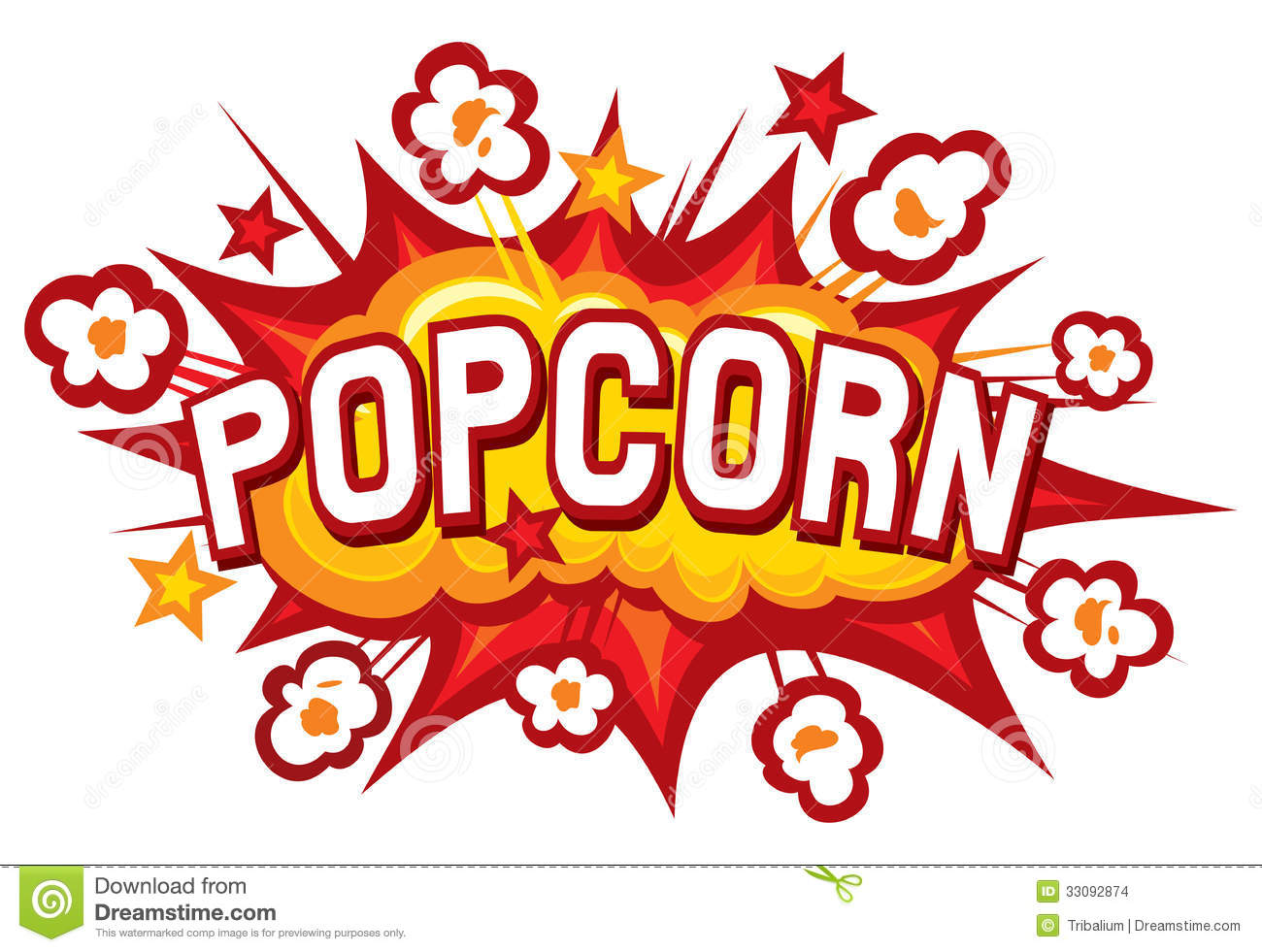 Detail Popcorn Label Clipart Nomer 5