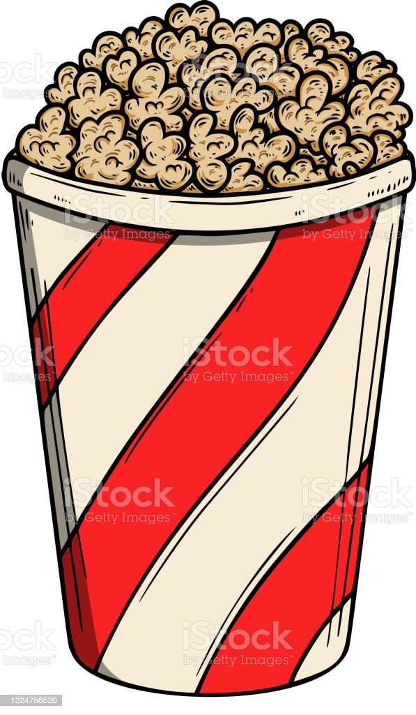 Detail Popcorn Label Clipart Nomer 49