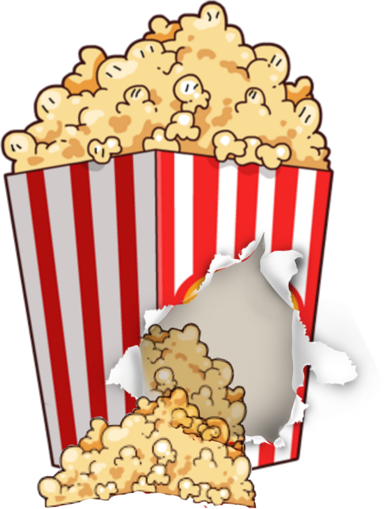Detail Popcorn No Background Nomer 42