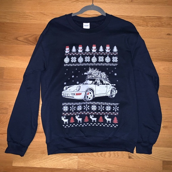 Detail Porsche Christmas Sweater Nomer 7