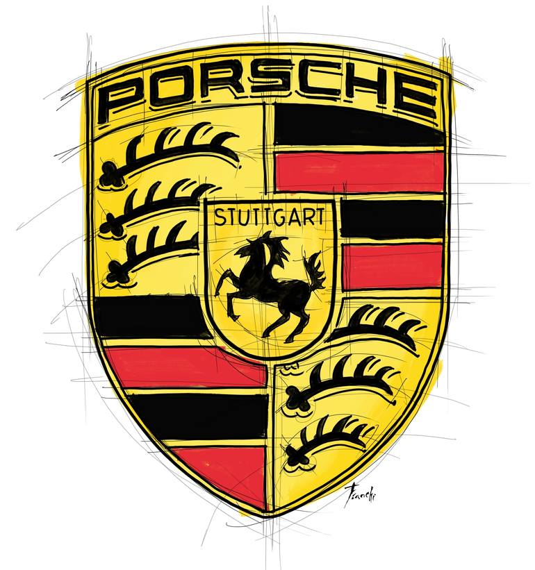 Detail Porsche Sumbol Nomer 15