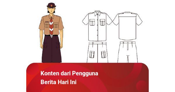 Detail Posisi Emblem Pramuka Nomer 31