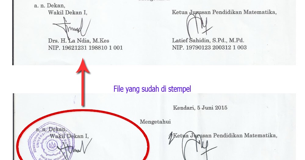 Detail Posisi Tanda Tangan Pada Surat Resmi Nomer 34