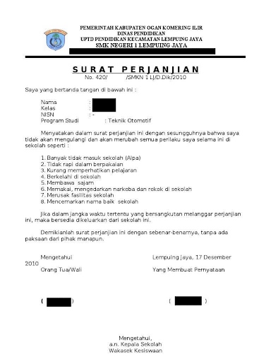 Detail Posisi Tanda Tangan Pada Surat Resmi Nomer 43