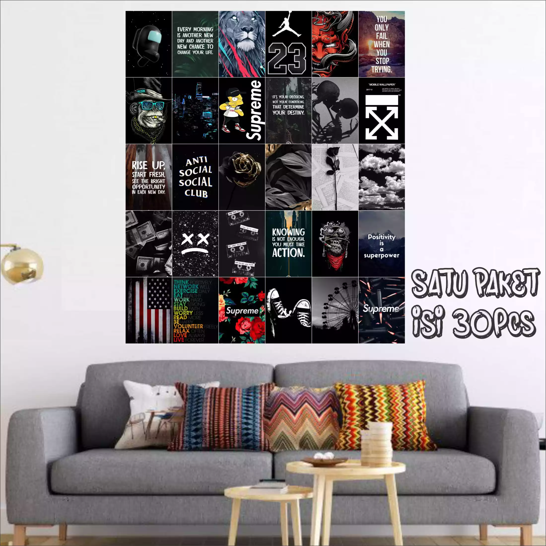 Detail Poster Aesthetic Kamar Nomer 35