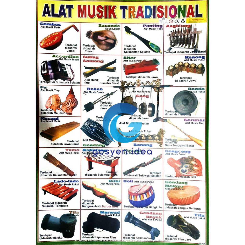 Detail Poster Alat Musik Nomer 8