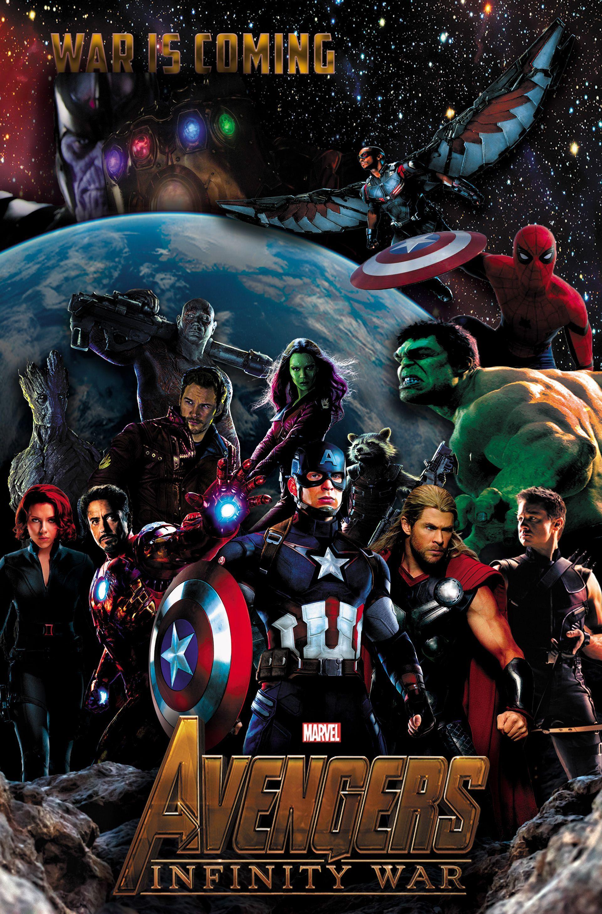 Detail Poster Avengers Infinity War Nomer 27