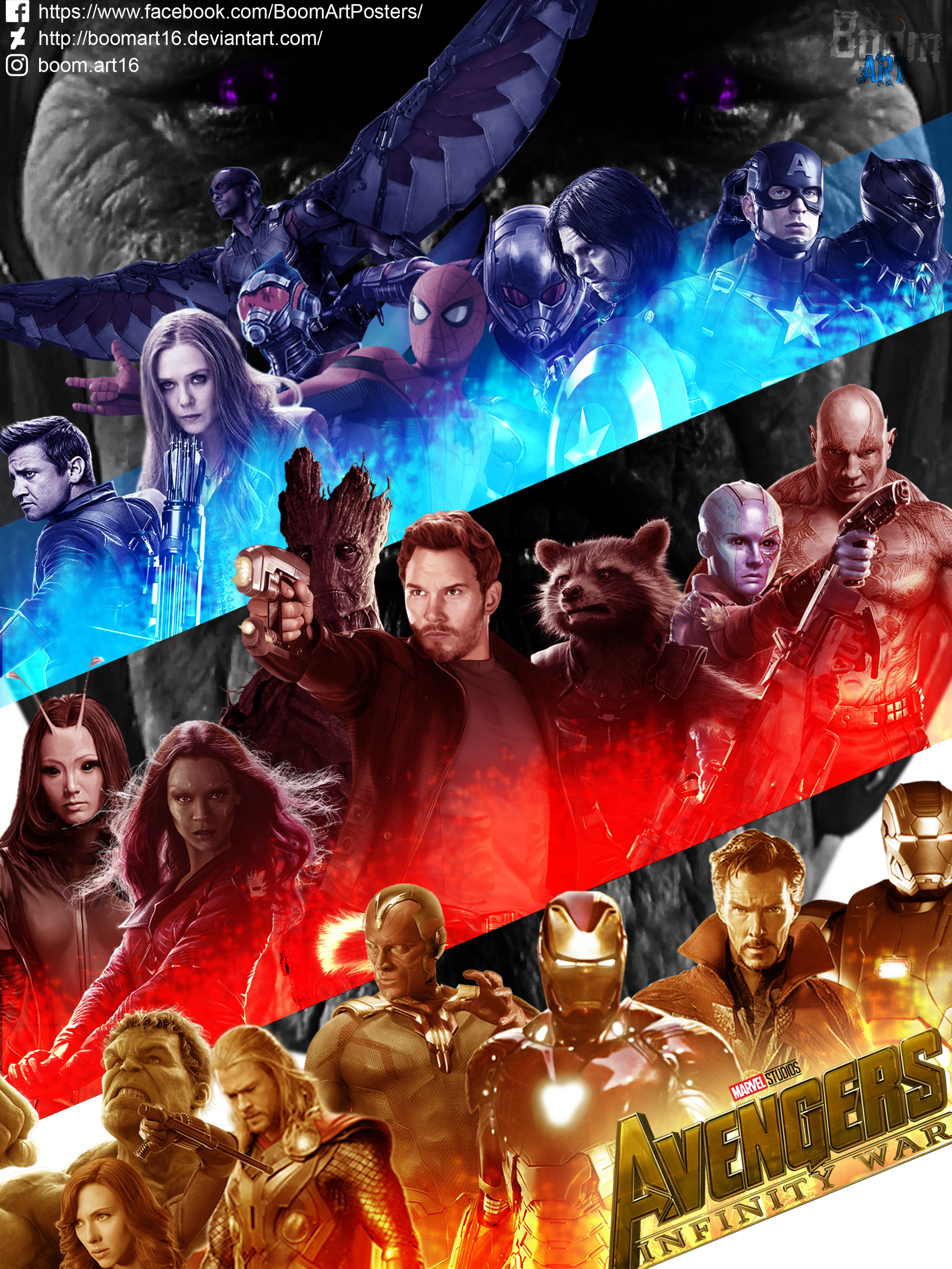 Detail Poster Avengers Infinity War Nomer 45