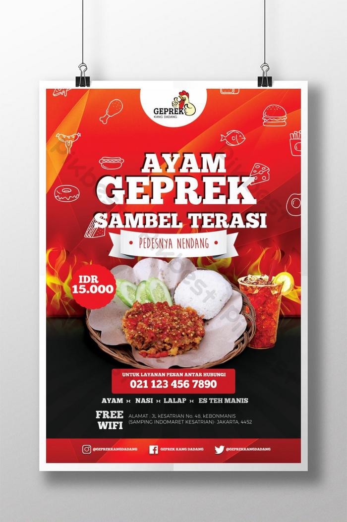 Detail Poster Ayam Geprek Nomer 2