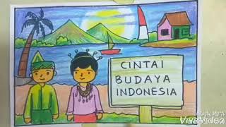 Poster Cinta Budaya Indonesia - KibrisPDR