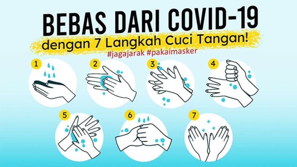 Detail Poster Cuci Tangan 7 Langkah Nomer 13