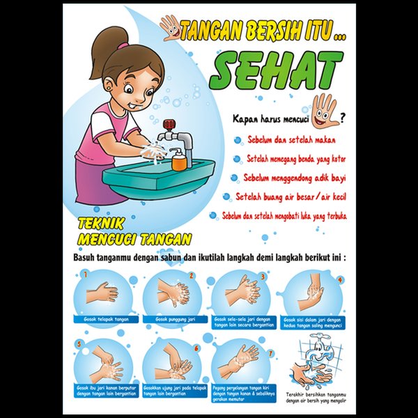 Detail Poster Cuci Tangan 7 Langkah Nomer 21