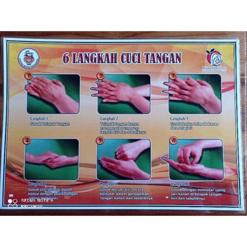 Detail Poster Cuci Tangan 7 Langkah Nomer 32