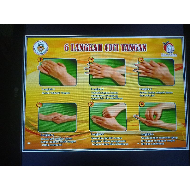 Detail Poster Cuci Tangan 7 Langkah Nomer 41