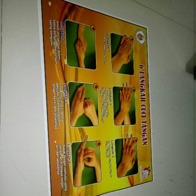 Detail Poster Cuci Tangan 7 Langkah Nomer 43