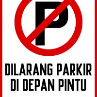 Detail Poster Dilarang Parkir Nomer 3