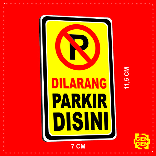 Detail Poster Dilarang Parkir Nomer 21