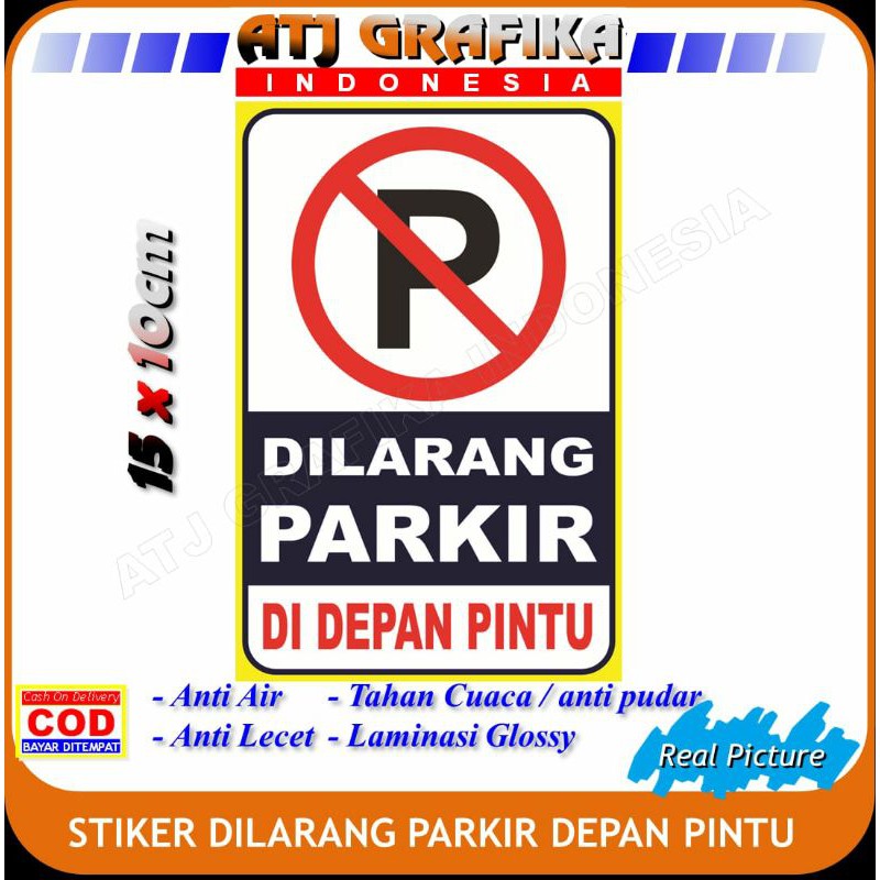 Detail Poster Dilarang Parkir Nomer 25