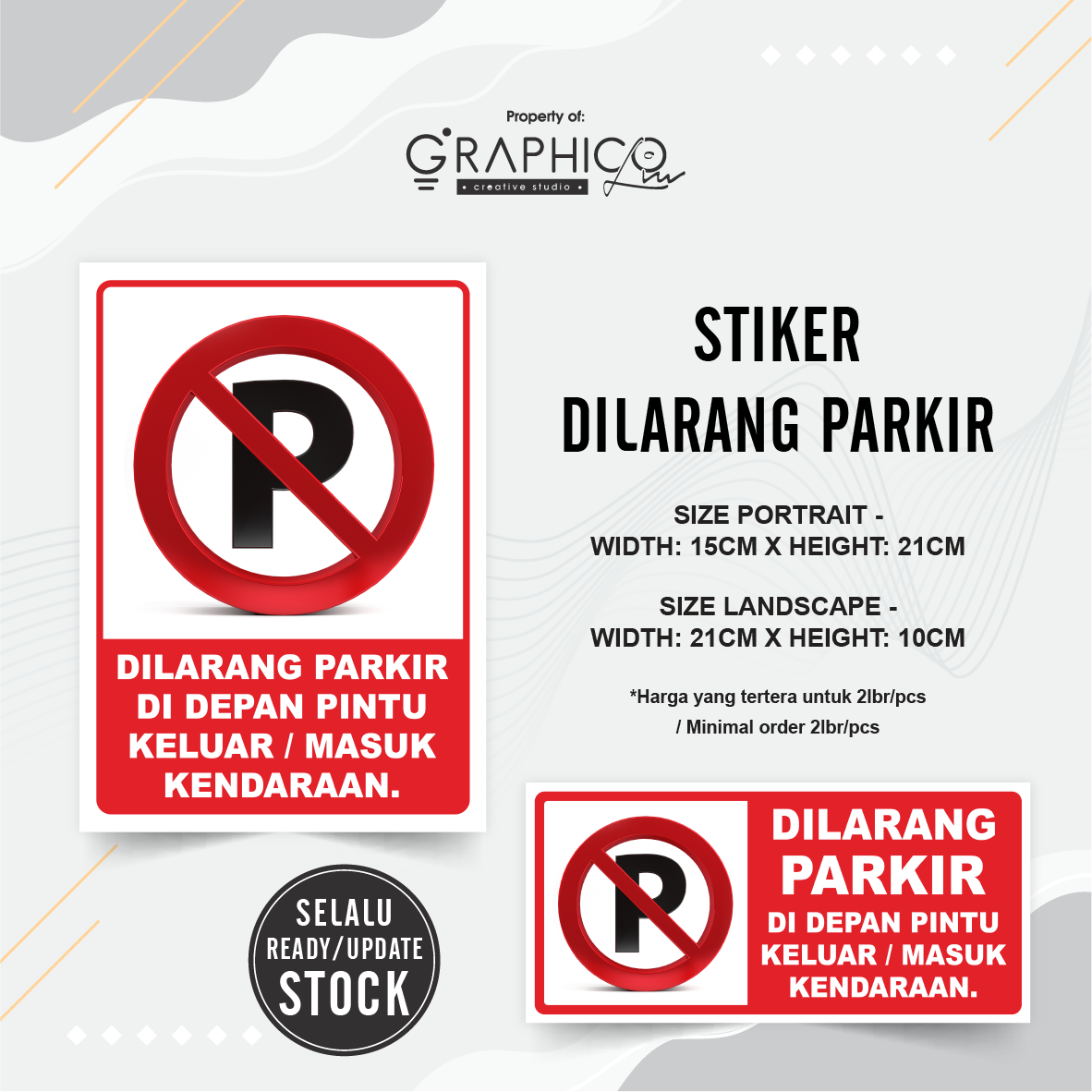 Detail Poster Dilarang Parkir Nomer 26