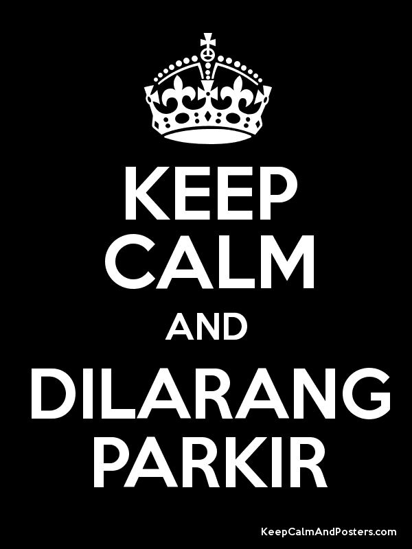 Detail Poster Dilarang Parkir Nomer 43