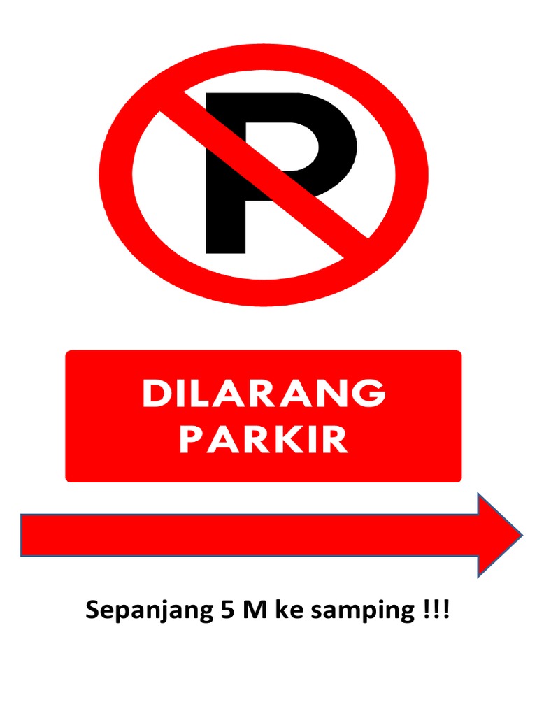 Detail Poster Dilarang Parkir Nomer 7