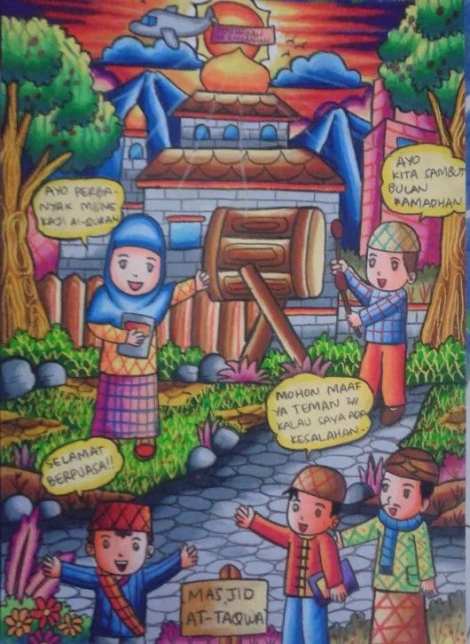 Detail Poster Gambar Crayon Nomer 2