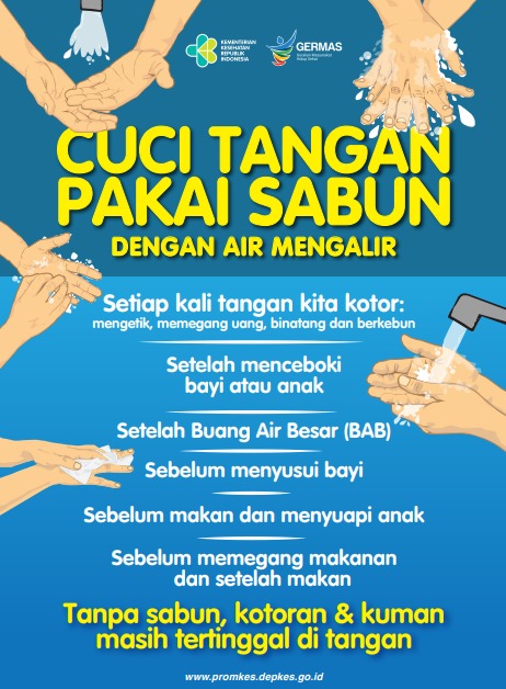 Detail Poster Gerakan Cuci Tangan Nomer 40