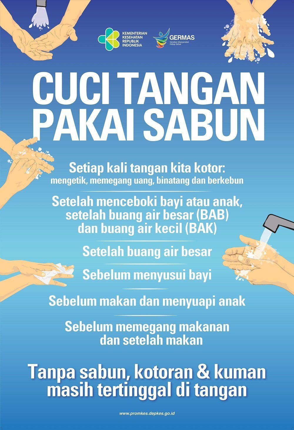 Detail Poster Gerakan Cuci Tangan Nomer 6