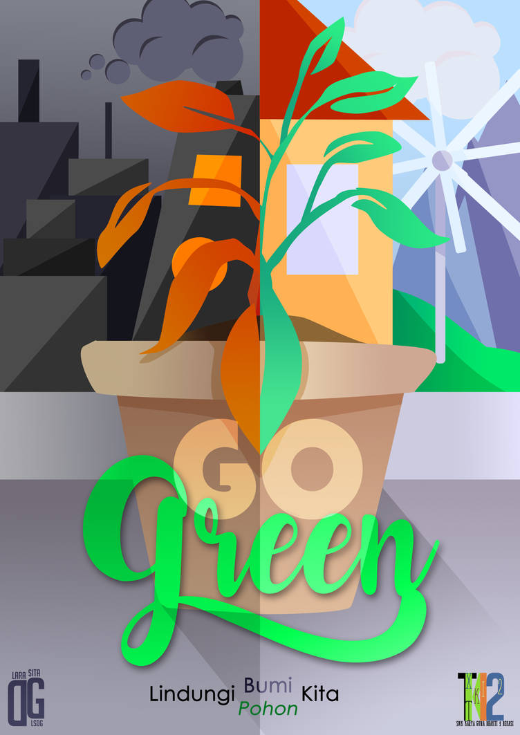 Detail Poster Go Green Bumi Nomer 25