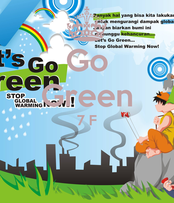 Detail Poster Go Green Bumi Nomer 30