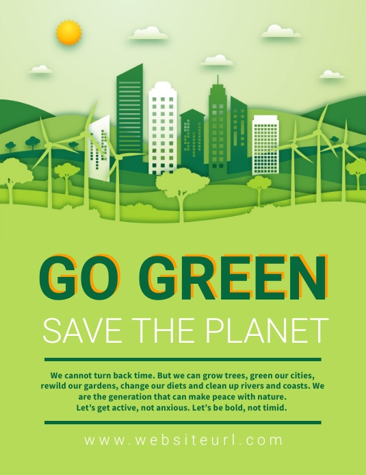 Detail Poster Go Green Bumi Nomer 48