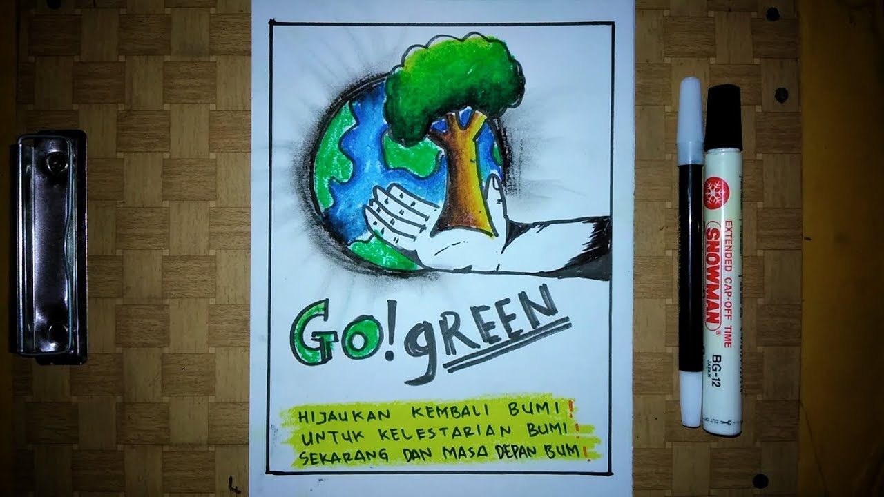 Detail Poster Go Green Bumi Nomer 8