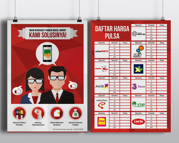 Detail Poster Harga Pulsa Nomer 35