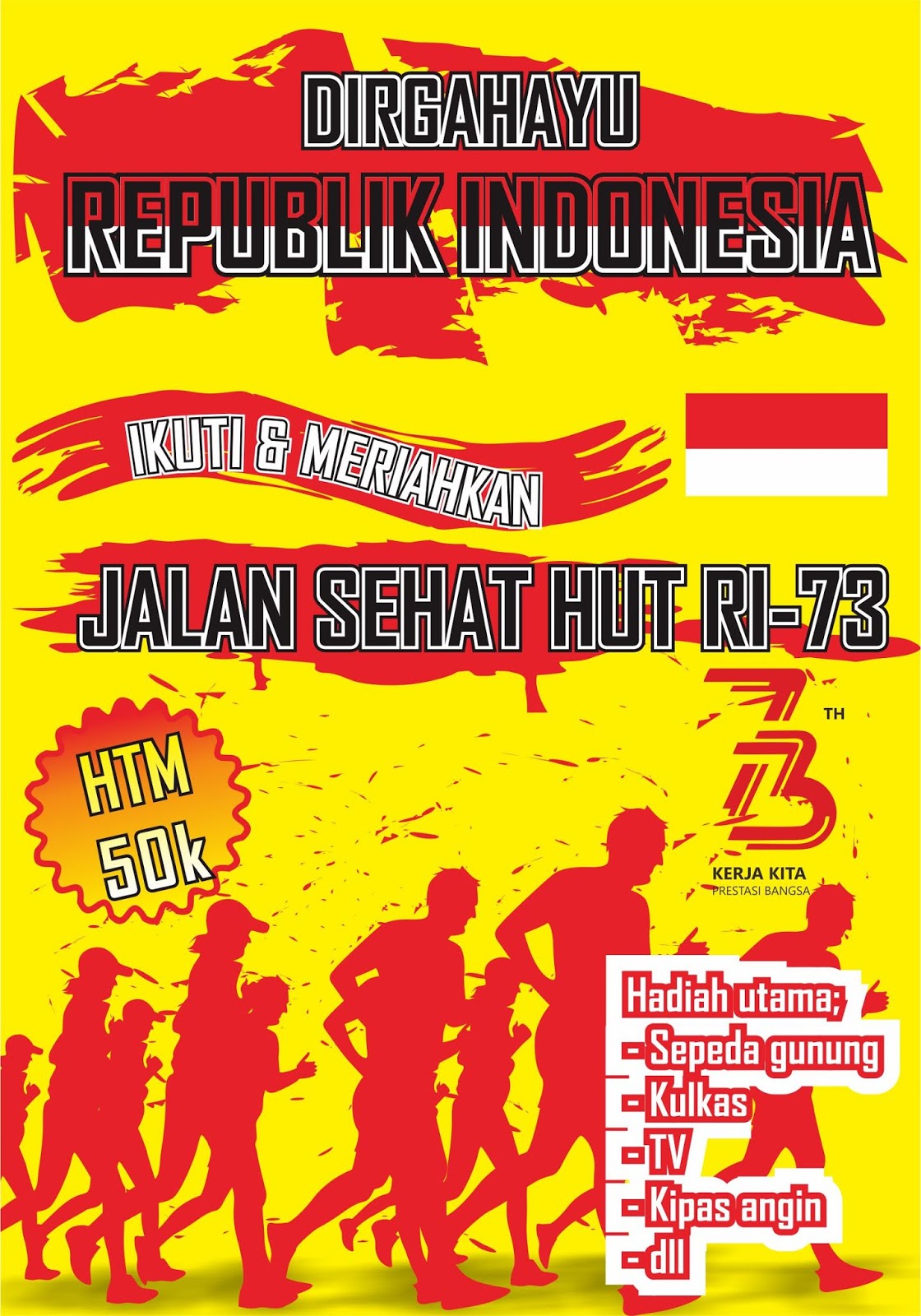 Detail Poster Jalan Sehat Hut Ri Nomer 13