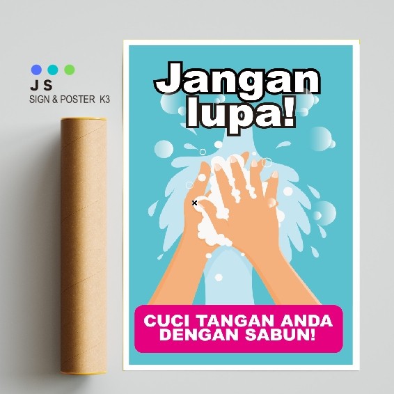 Detail Poster Jangan Lupa Cuci Tangan Dengan Sabun Nomer 13