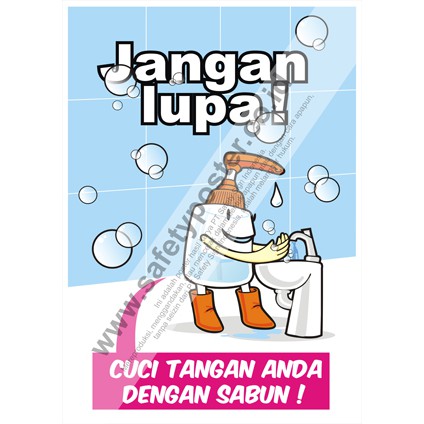 Detail Poster Jangan Lupa Cuci Tangan Dengan Sabun Nomer 4