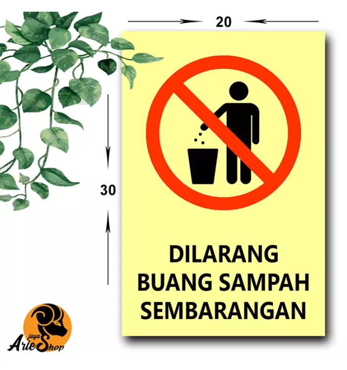 Detail Poster Jangan Membuang Sampah Sembarangan Nomer 21