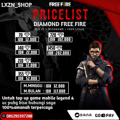 Detail Poster Jualan Diamond Ff Nomer 5