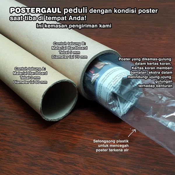 Detail Poster Kaligrafi 3d Nomer 33
