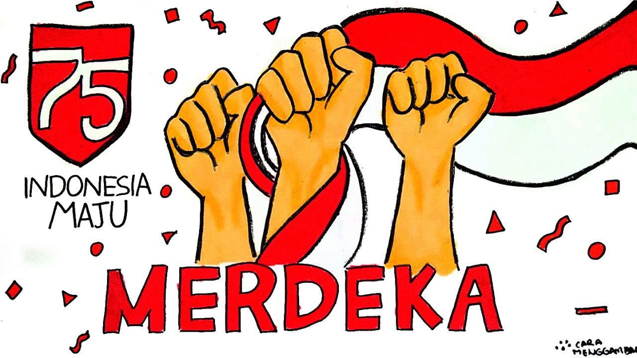 Detail Poster Kemerdekaan Indonesia Simple Nomer 2